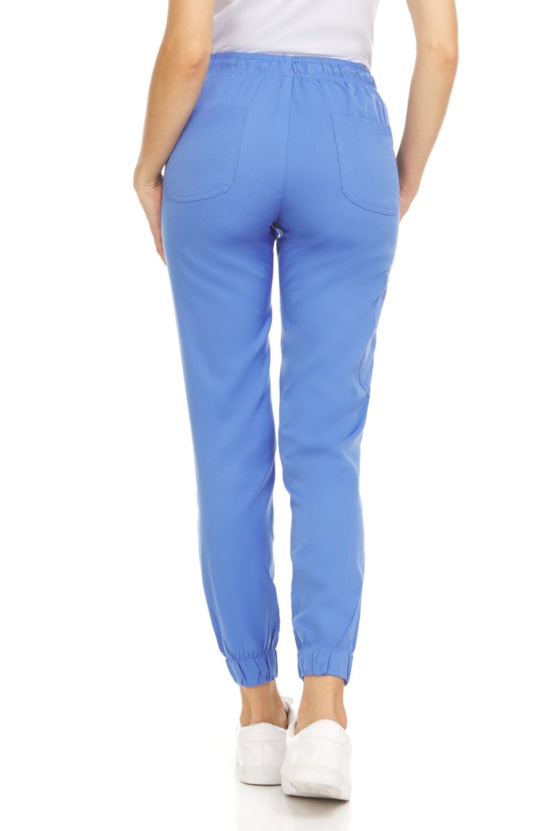 MediChic Womenâ€™s Medical Scrub Jogger Pants â€“ 4 Pockets, 4-Way Stretch, Moisture-Wicking, Anti-Wrinkle, Soft Flex Fabric Ceil - Image 3
